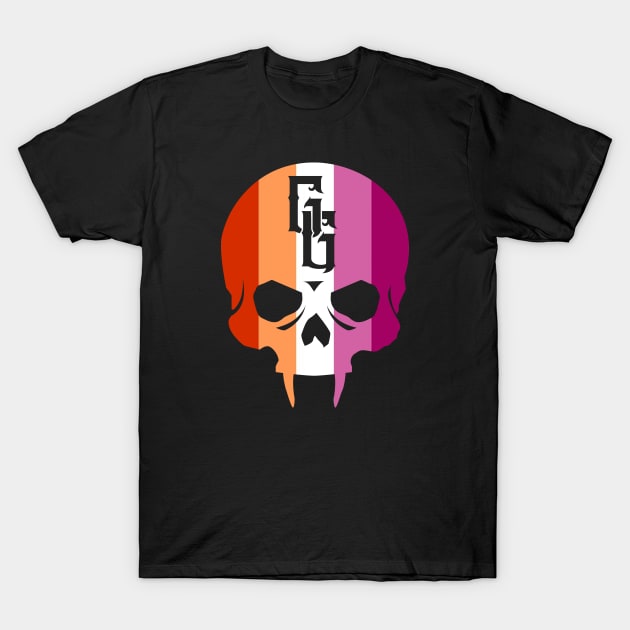 Lesbian Pride Gehenna T-Shirt by highcouncil@gehennagaming.com
